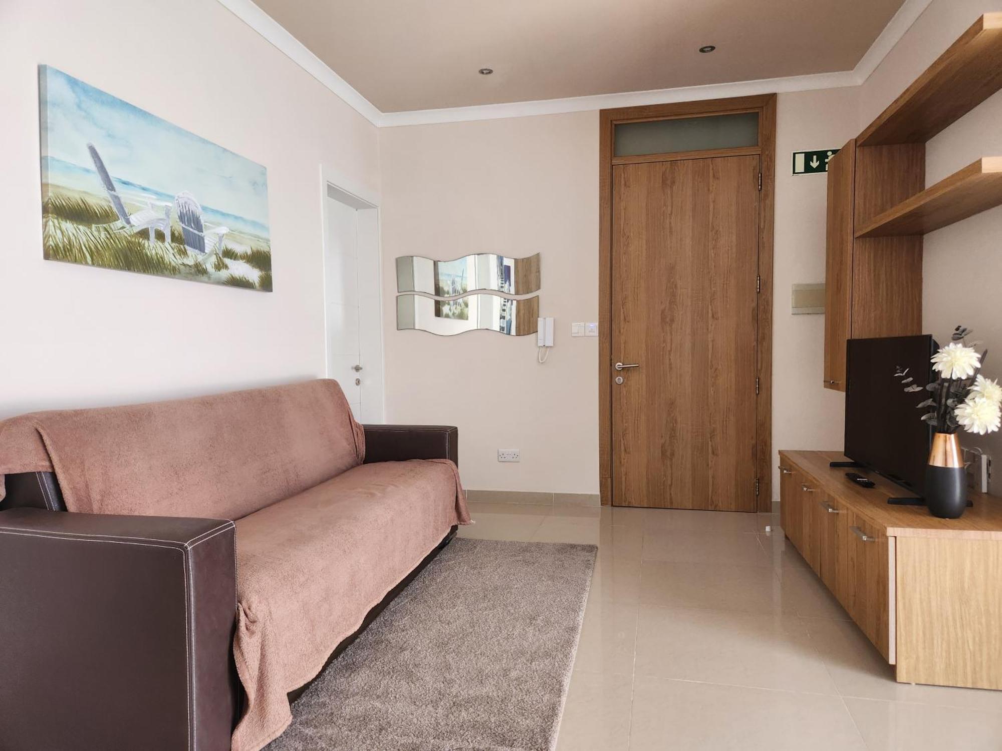 Riviera Holiday Apartments - Seafront - Wifi 마르사스칼라 객실 사진